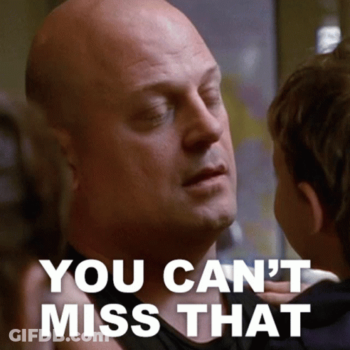 Bald Man Talking To Child You Can't Miss That GIF
