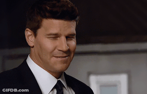 Bald Man Turtleneck Pink Scarf GIF