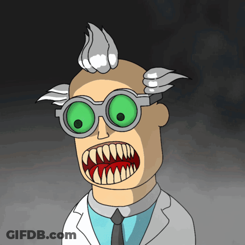 Bald Man Wearing Glasses GIF