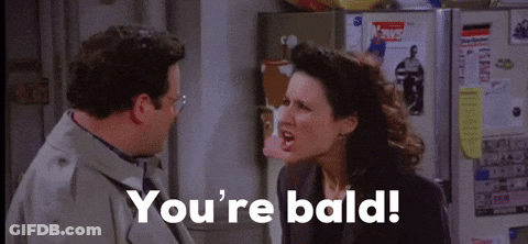 Bald Man Wearing Mask GIF