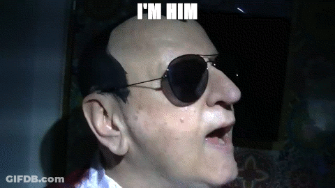 Bald Man Wearing Sunglasses I M Him GIF
