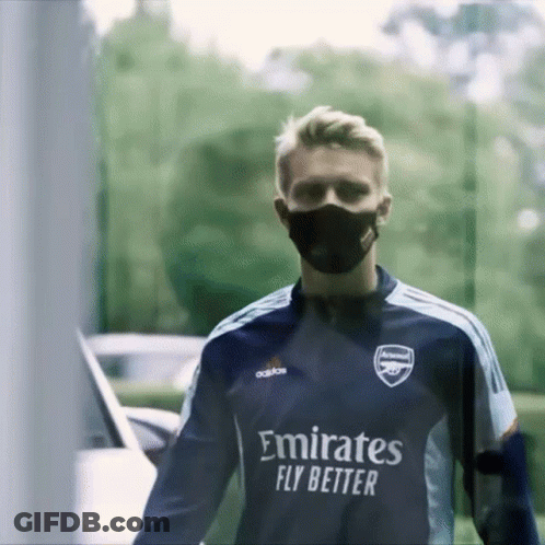 Bald Man With Beard In Black Nike Chelsea Shirt GIF