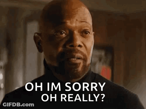 Bald Man With Beard Making Funny Face GIF