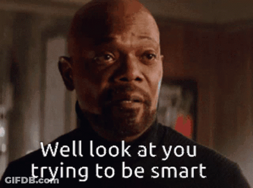 Bald Man With Beard Saying Well Look At You GIF