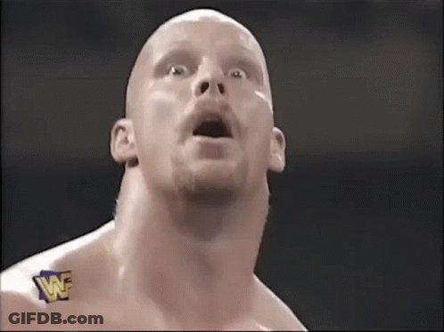 Bald Man With Beard Standing In Ring Eyes Closed GIF