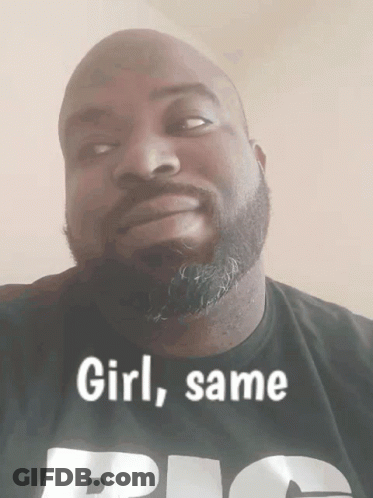 Bald Man With Bearded Girl Shirt GIF
