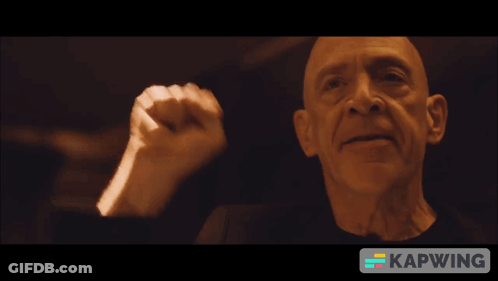 Bald Man With Eyes Closed Not My F @ & Ing Tempo GIF