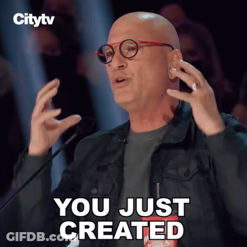 Bald Man With Glasses And Jacket Says You Just Created GIF