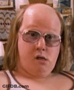 Bald Man With Glasses And Tank Top GIF