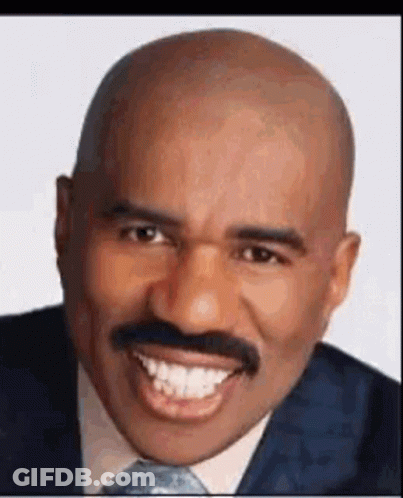 Bald Man With Mustache Smiling GIF