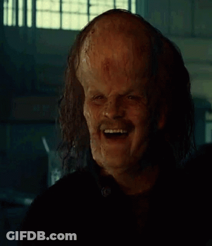 Bald Man With Mustache Smiling GIF