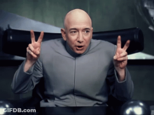 Bald Man With Peace Sign Both Hands GIF