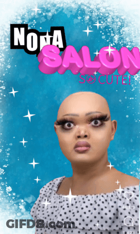Bald Woman Nona Salon So Cute GIF