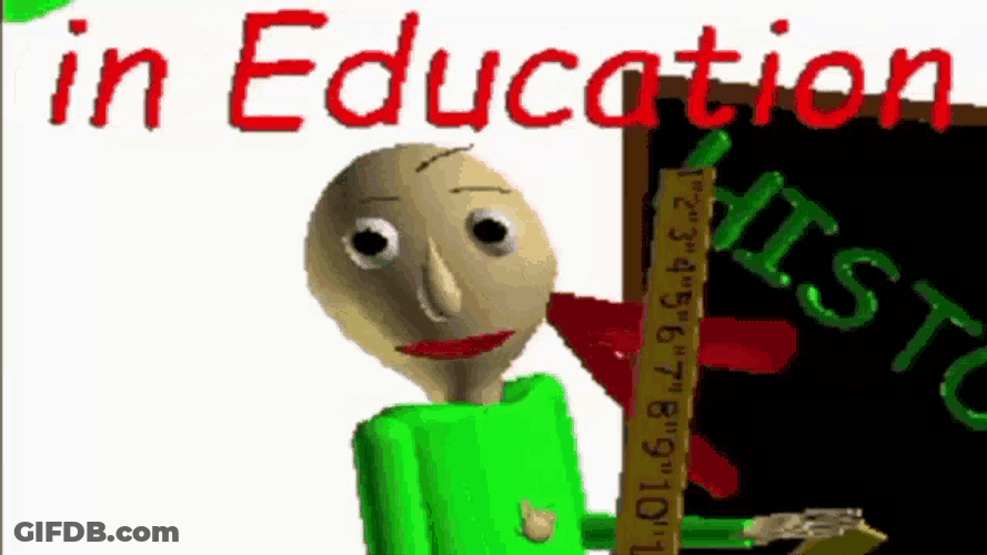 Baldi Baldis Basics GIF