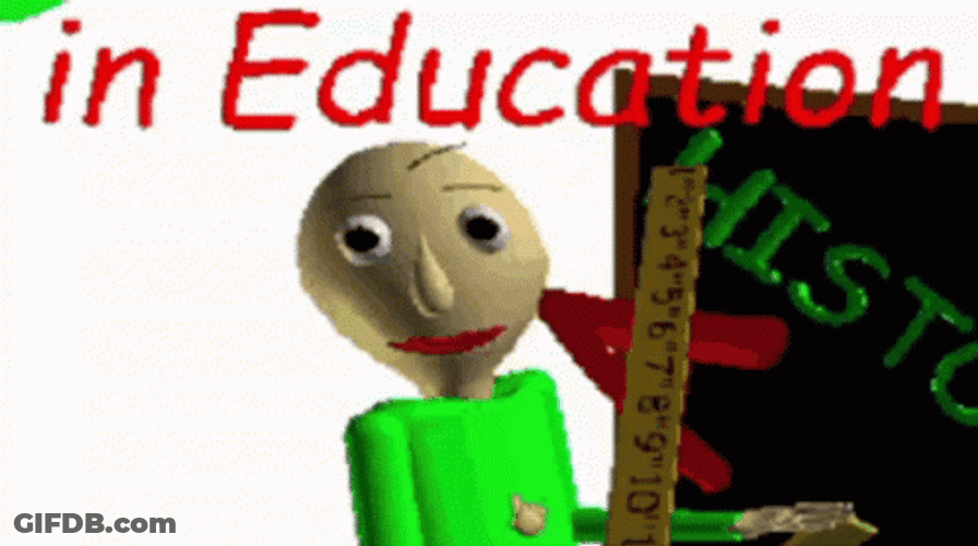 Baldi Basic Education GIF