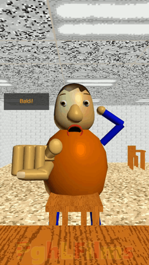Baldi Basics Its A Bully Pointing GIF