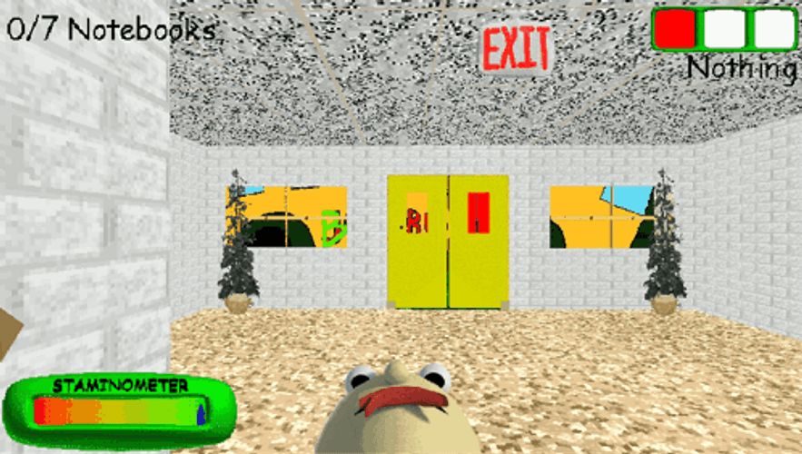 Baldi Basics Swaying Teaching Stick GIF