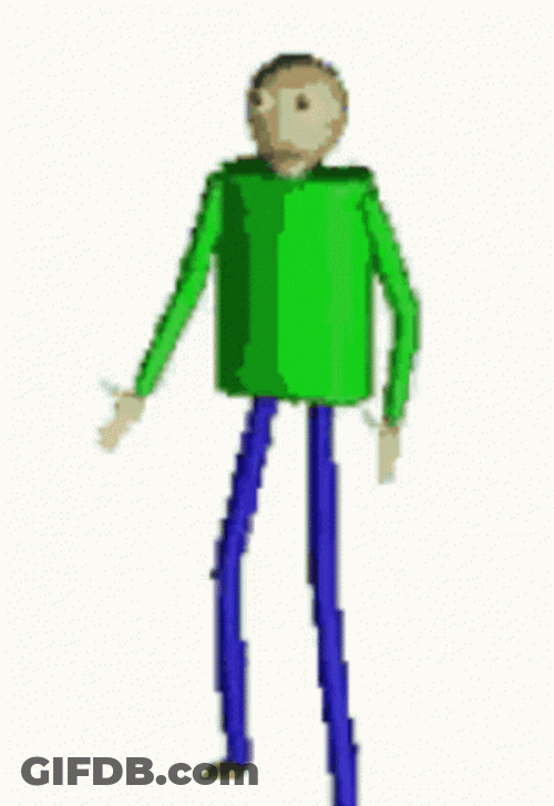 Baldi Goofy Ahh Dance GIF