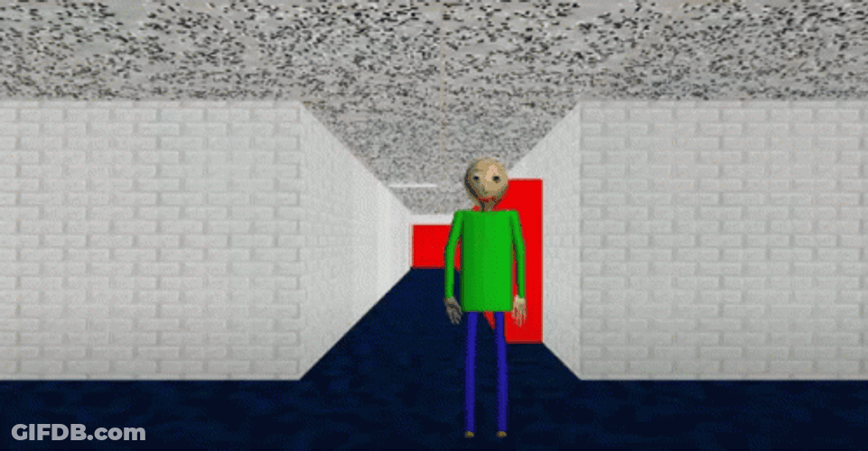 Baldi Standing Still GIF