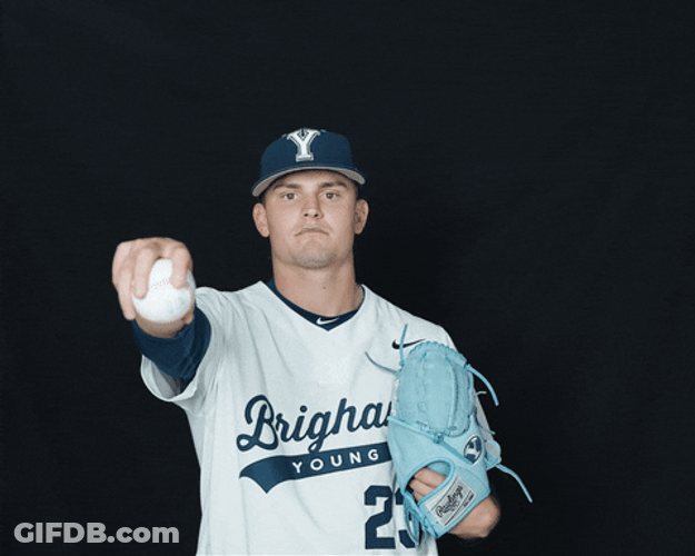 Ball Drop Baseball Jersey 23 GIF