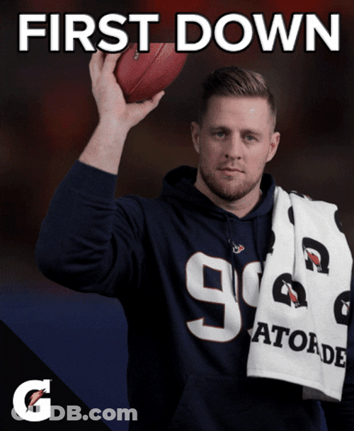 Ball Drop First Down Wisconsin Badgers Football GIF