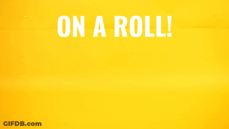 Ball Rolling Dog On A Roll GIF