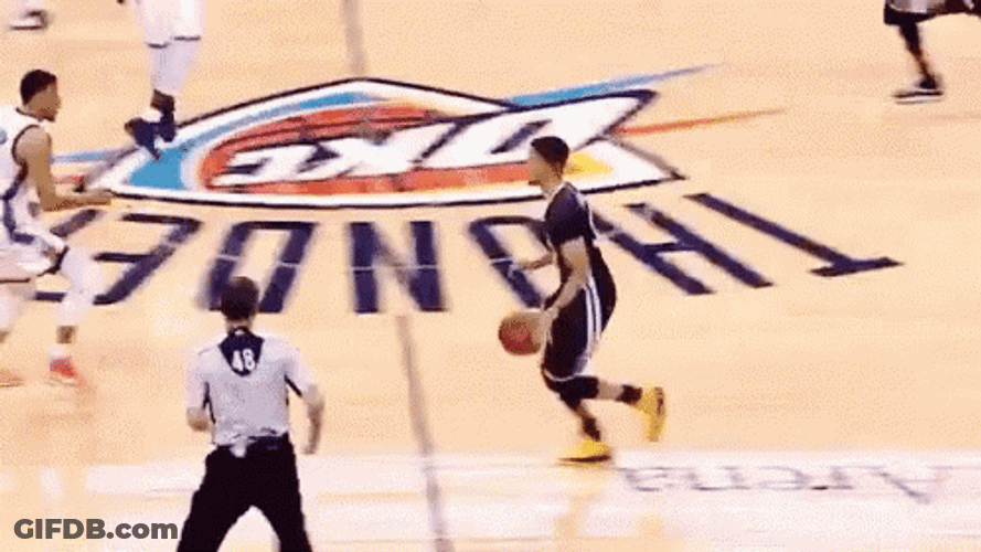 Ball Shot Steph Curry 3 GIF