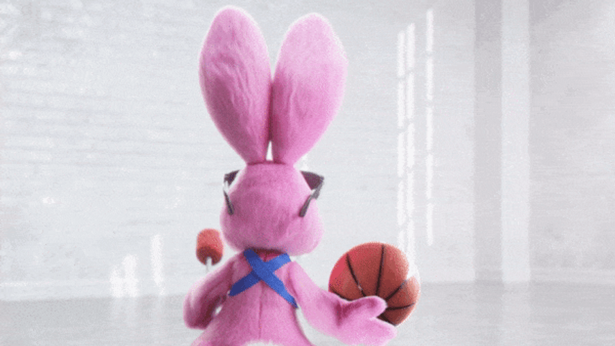 Baller Meme Energizer Bunny Throwing In The Air GIF