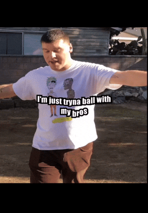 Baller Meme I'm Just Tryna Ball With Bros GIF