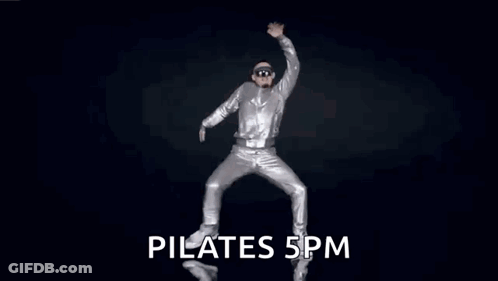 Ballerina In White Tutu Dancing Pilates 5Pm GIF