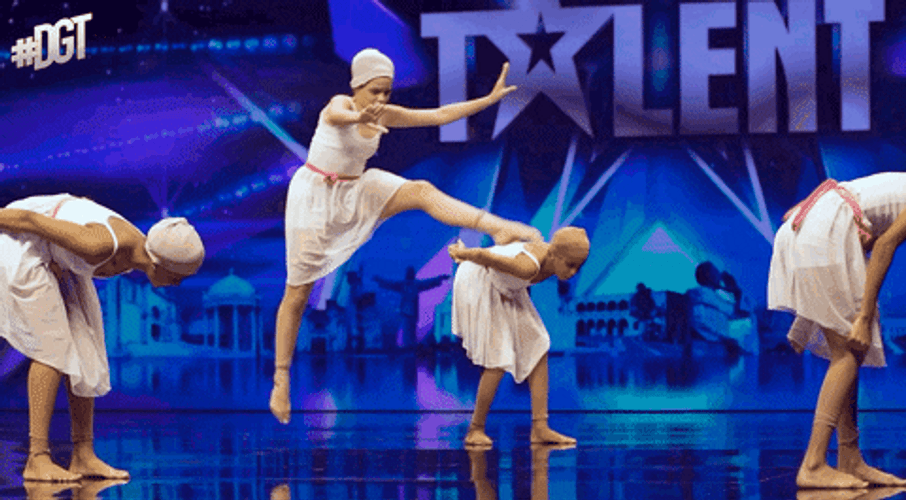 Ballerinas On Dominican Got Talent GIF