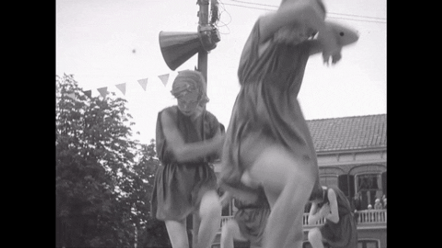 Ballerinas Rain Dance GIF