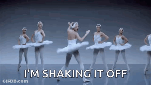 Ballerinas Shaking It Off Dancing In Row GIF