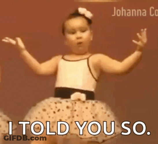 Ballet Kid I Told You So GIF