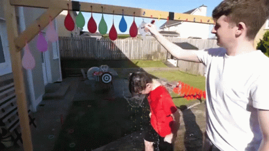 Balloon Pop Adam Burst GIF