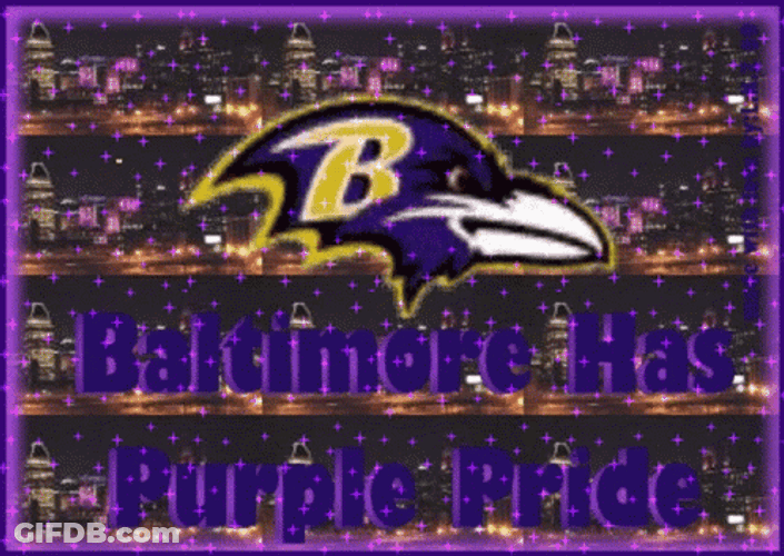 Baltimare Has Purple Pride Ravens GIF