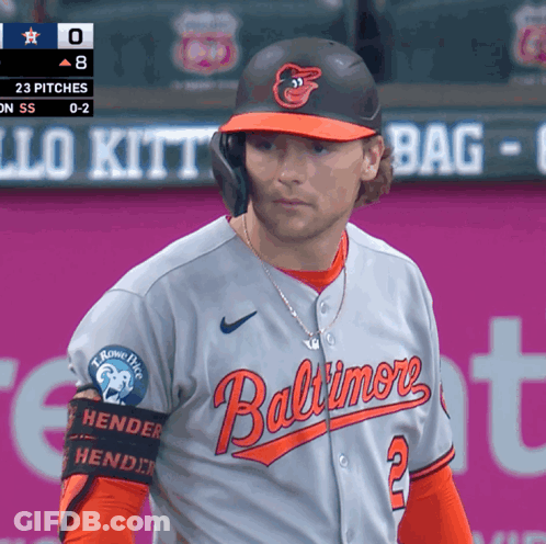 Baltimore Baseball Player On Field GIF