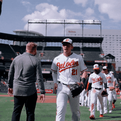 Baltimore Orioles High Five GIF