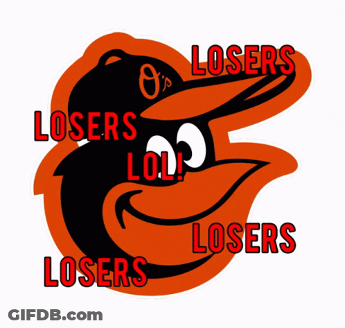 Baltimore Orioles Logo Losers Lol GIF