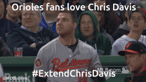 Baltimore Orioles Player In Front Of Crowd GIF
