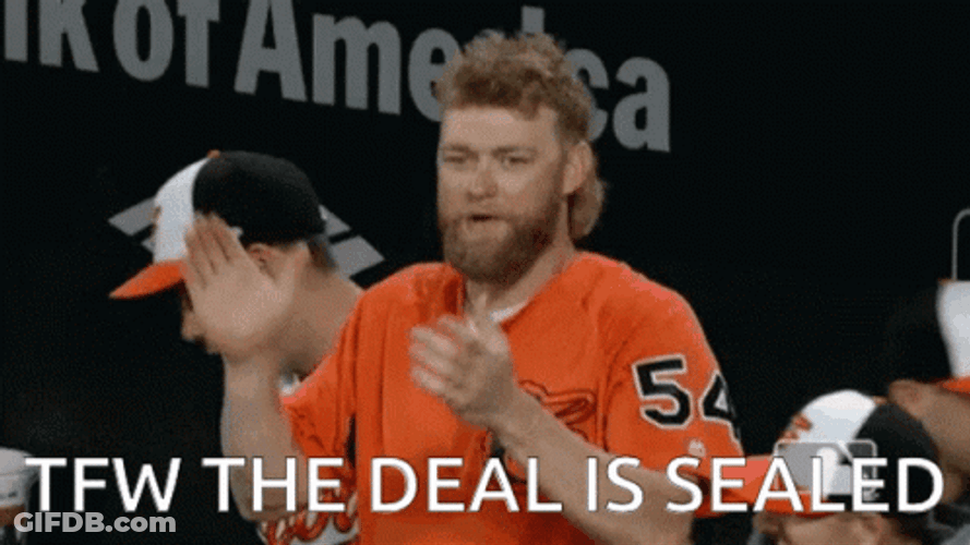 Baltimore Orioles The Deal Is Sealed GIF