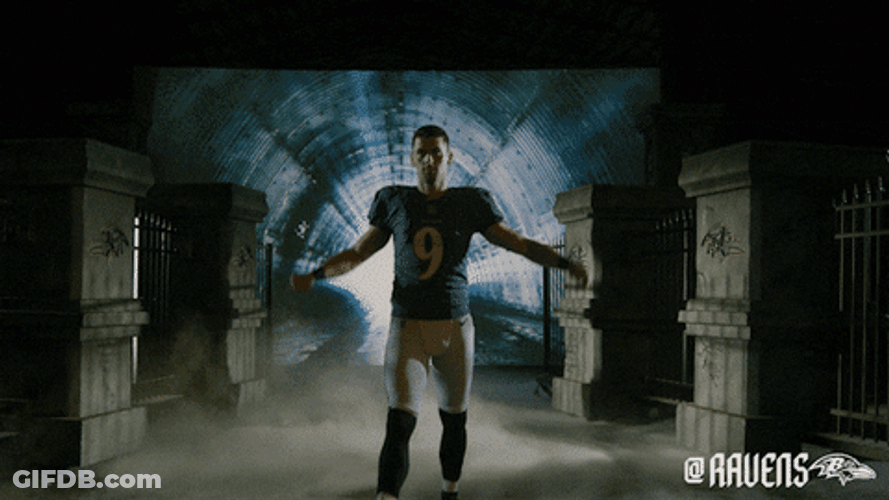 Baltimore Ravens Justin Tucker Fire GIF