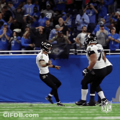 Baltimore Ravens Justin Tucker Group Hug GIF