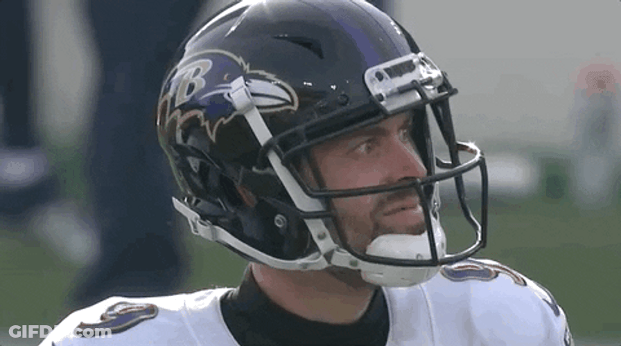 Baltimore Ravens Justin Tucker Looking Running GIF