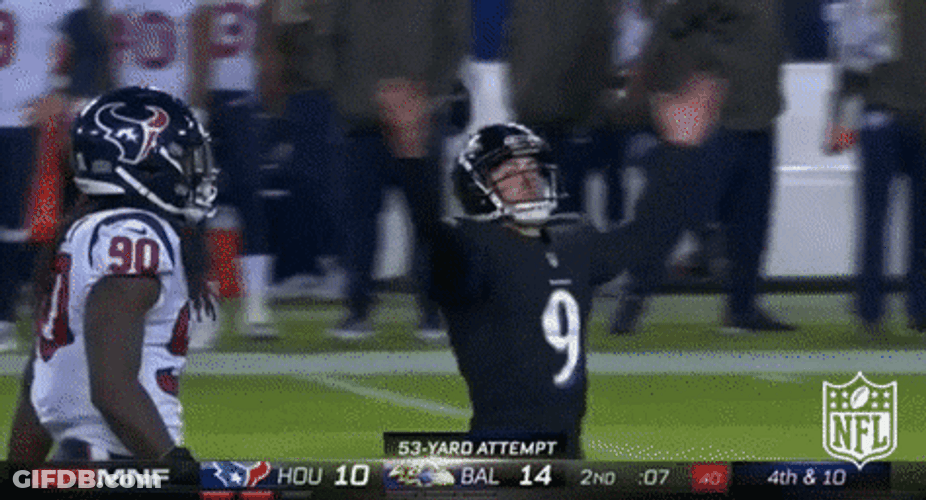 Baltimore Ravens Justin Tucker Open Arms GIF