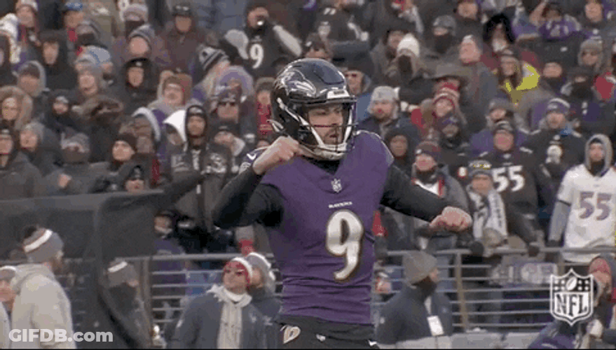 Baltimore Ravens Justin Tucker Yehey GIF