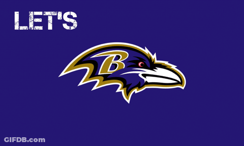 Baltimore Ravens Logo On Purple Background GIF