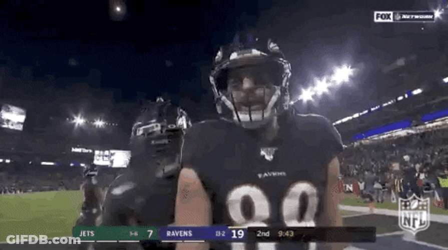 Baltimore Ravens Mark Andrews Camera Playing GIF