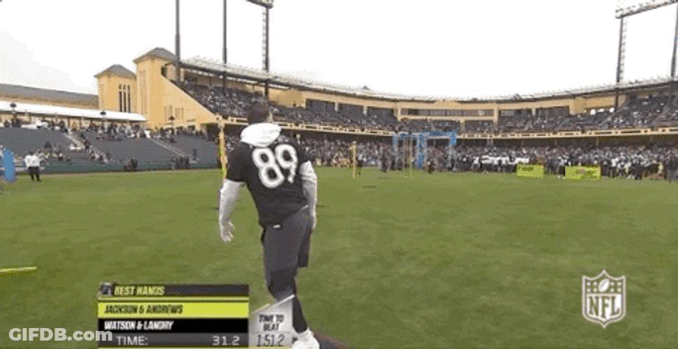 Baltimore Ravens Mark Andrews Catching Ball GIF