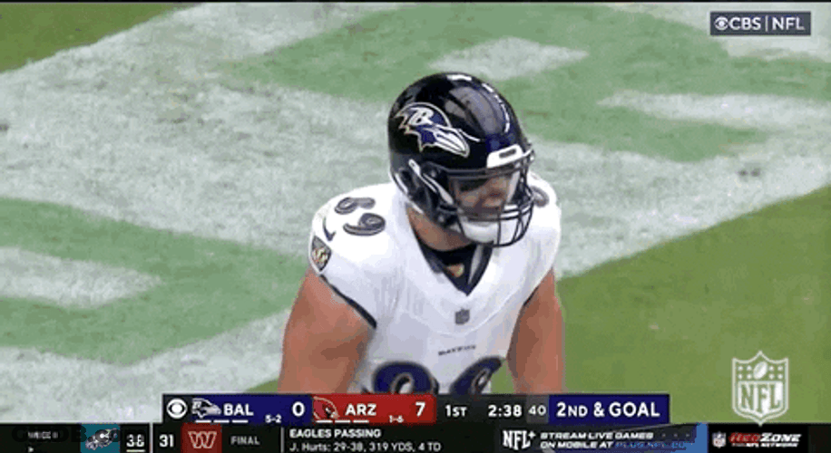 Baltimore Ravens Mark Andrews Head Bump Tradition GIF